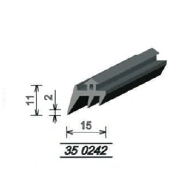 Gumovy profil 350242